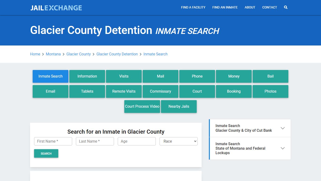 Glacier County Detention, MT Inmate Search: Roster & Mugshots